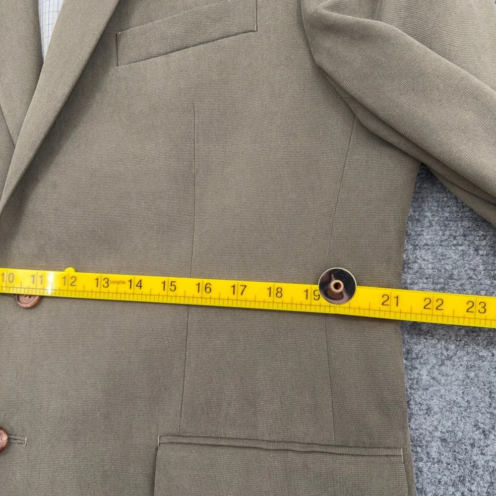 Lauren Ralph Lauren Mens 43R Taupe Brown Two Button Sport Coat Blazer Jacket‎